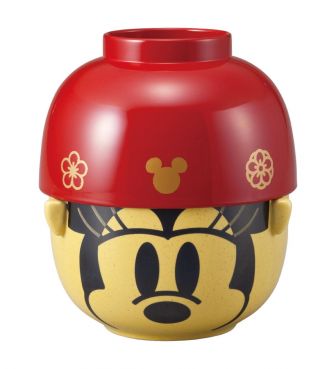 ディズニー 和風 汁椀・茶碗 セット 大 ミニーマウス