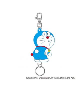 ラバーリールキーホルダー ふりむき ドラえもん SKJA