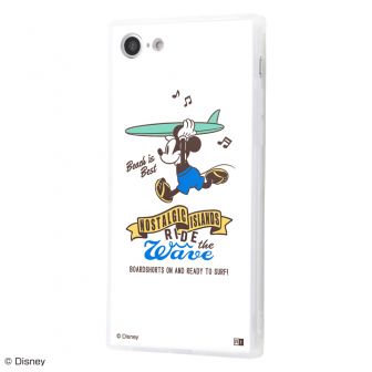 iPhone 8 / 7 /『ディズニーキャラクター』/耐衝撃ケース KAKU トリプルハイブリッド/『ミッキーマウス/Beach is Best』