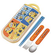 食洗機対応スライド式トリオセット (名入れスペース付お箸) ミニオンズ 3