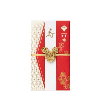 和風金封 麻の葉柄 ミッキー MARUA