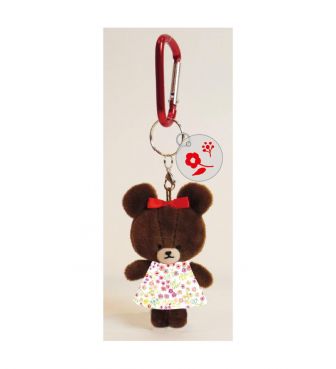 カラビナマスコット 花ワンピース ジャッキー NAKA
