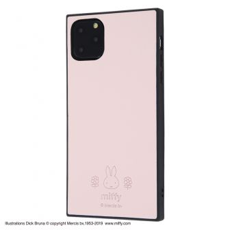 iPhone 11 Pro Max 『ミッフィー』/耐衝撃オープンレザーケース KAKU/ピンク