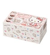 不織布子供プリーツマスク(30枚入) ハローキティ