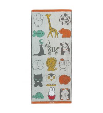 フェイスタオル ミッフィーと動物たち MARU