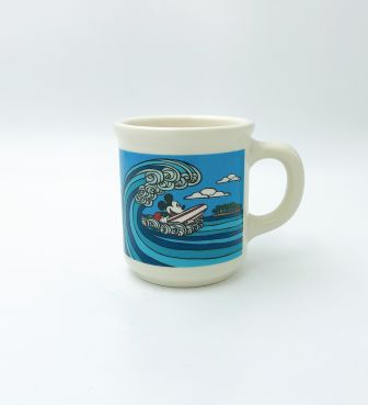 【SURF MICKEY COLLECTION / Heather Brown】MUG / WAVE RIDER