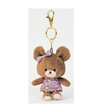 ぬいぐるみ やわらかマスコット ピンク リバティ くまのがっこう NAKA