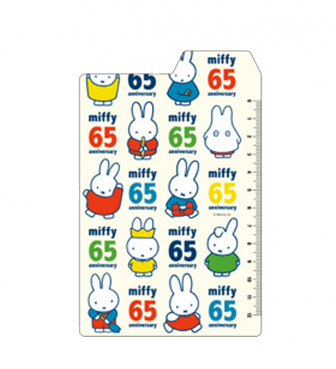 A6ミニ下敷 歴代ミッフィー 65th SQUA