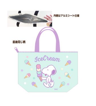 保冷保温ミニトート アイス スヌーピー NAKA