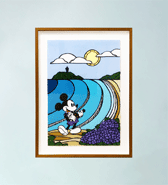 【SURF MICKEY COLLECTION / Heather Brown】ジクレープリントペーパー / KAMAKURA