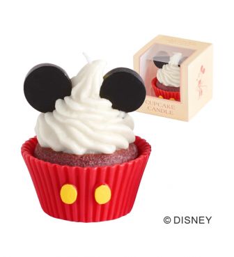 ディズニー カップケーキキャンドル ミッキーKAME