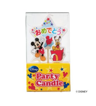 ディズニー パーティーキャンドル ミッキー KAME
