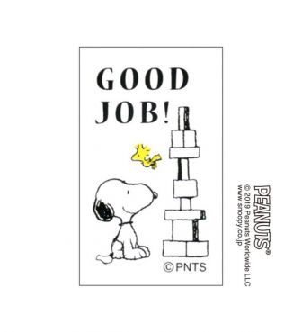 オフィススタンプ 007GOODJOB スヌーピー