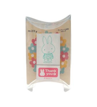 スタンプ ミッフィーとお花 Thanks!