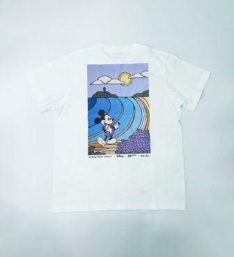 【SURF MICKEY COLLECTION / Heather Brown】T-SHIRT / KAMAKURA