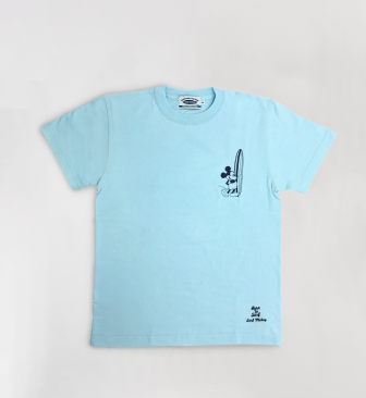 【SURF MICKEY COLLECTION / KAMAKURA LIMITED】T-SHIRT / BORN TO SURF