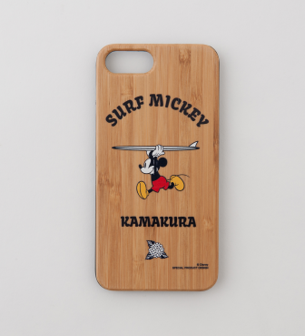 【SURF MICKEY COLLECTION / KAMAKURA LIMITED】 iPhone8Plus / 7Plus / 6sPlus / 6Plus CASE BAMBOO