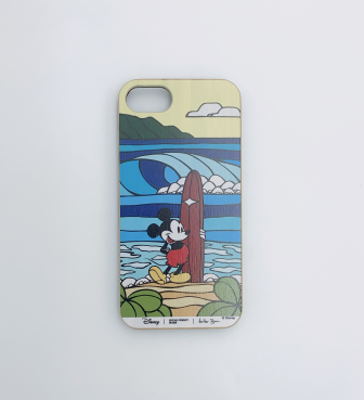 【SURF MICKEY COLLECTION / Heather Brown 】 iPhone6 / 7 / 8 CASE / BORN TO SURF