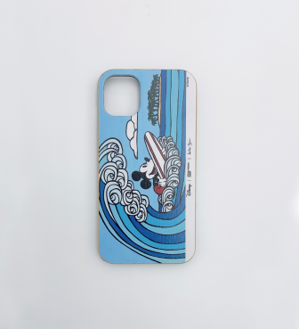 【SURF MICKEY COLLECTION / Heather Brown 】 iPhone11 CASE / WAVE RIDER
