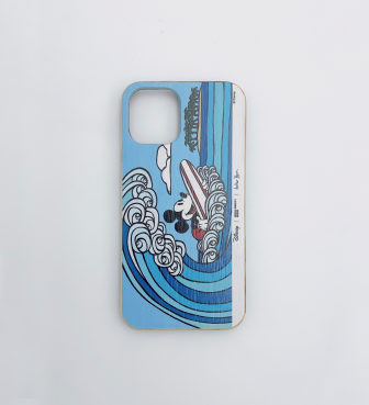 【SURF MICKEY COLLECTION / Heather Brown 】 iPhone11Pro CASE / WAVE RIDER