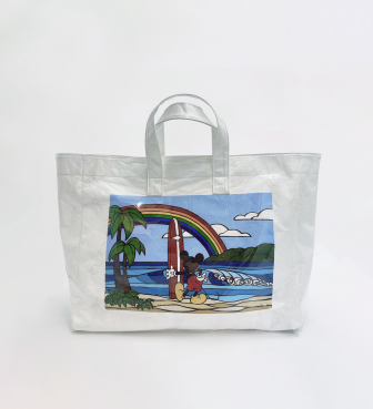 【SURF MICKEY COLLECTION / Heather Brown 】TOTE BAG / RAINBOW