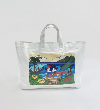 【SURF MICKEY COLLECTION / Heather Brown 】TOTE BAG / COME SURF WITH ME