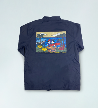 【SURF MICKEY COLLECTION / Heather Brown】COACH JACKET / COME SURF WITH ME