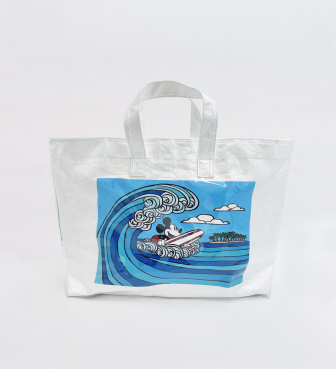 【SURF MICKEY COLLECTION / Heather Brown 】TOTE BAG / WAVE RIDER