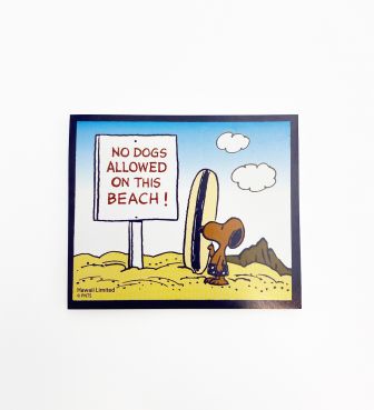 【SURF'S UP PEANUTS】ポストイット / NO DOGS
