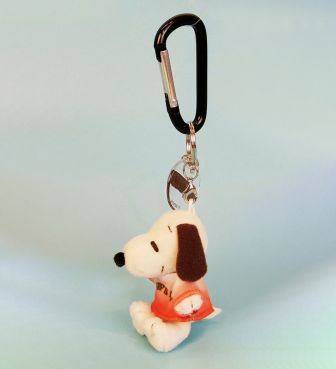 スヌーピー カラビナマスコット グラデサーフ モカ NAKA