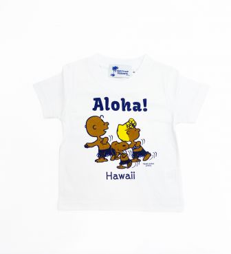 【SURF'S UP PEANUTS】Tシャツ キッズ / ALOHA-BLUE