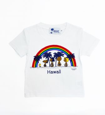 【SURF'S UP PEANUTS】Tシャツ キッズ / RAINBOW