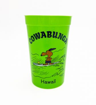 【SURF'S UP PEANUTS】プラカップ / COWABUNGA