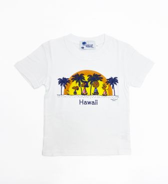 【SURF'S UP PEANUTS】Tシャツ キッズ / SUNSET RAINBOW