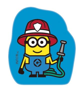 ミニオンズ てのひらスタンプ 消防士 ISHI