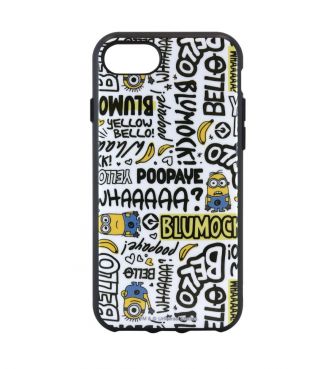 怪盗グルーシリーズ ミニオンズ IIII fit iPhoneSE(第2世代)/8/7/6s/6対応ケース セリフ GOUR