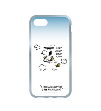 スヌーピー IIIIfit Clear iPhoneSE(第2世代)/8/7/6s/6対応ケース ヘリコプター GOUR