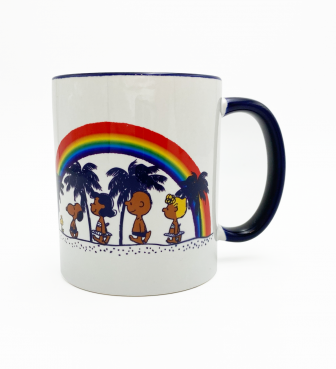 【SURF'S UP PEANUTS】MUG CUP / RAINBOW