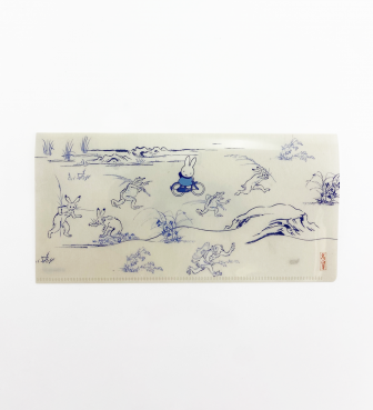 【miffy×鳥獣戯画】ミッフィー チケットファイル 自転車 MARI