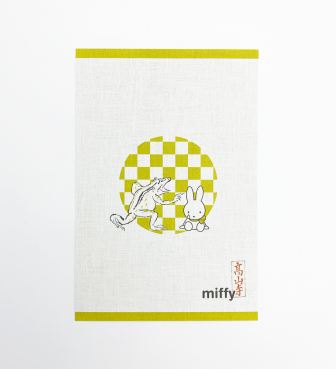 【miffy×鳥獣戯画】ミッフィー ポストカード 市松・円 MARI