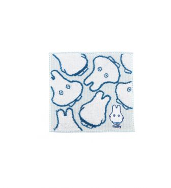 ころころミッフィー ミニタオル ブルー MARU