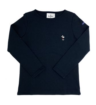 <LE MINOR> WOMENS LONG SLEEVE CUT & SEWN B.K