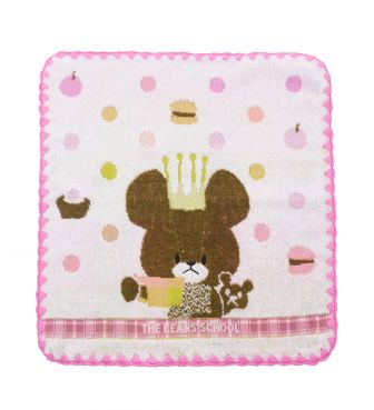 くまのがっこう ジャッキーズティータイム ウォッシュタオル MARU