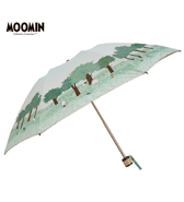 ムーミン 晴雨兼用 折畳傘 ひとやすみの時間