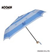ムーミン 雨晴兼用 折畳傘 リトルミイ 波ボーダー