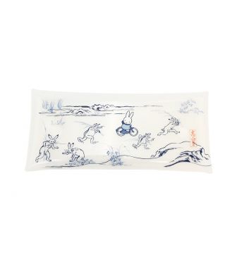【miffy×鳥獣戯画】ミッフィー クリアマルチケース 自転車 MARI