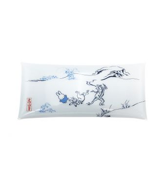 【miffy×鳥獣戯画】ミッフィー クリアマルチケース 丘の上 MARI