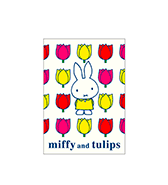 miffy&tulips ポストカード ホワイト SQUA