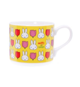 miffy and tulips マグカップ(黄)