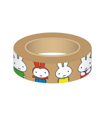 ミッフィー マスキングテープ ブラウン SQUA
